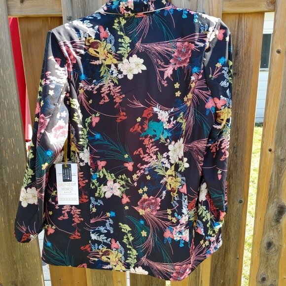 CALIFORNIA MOON RISE Open Front Cardigan Size Small Floral BNWT - Picture 5 of 10